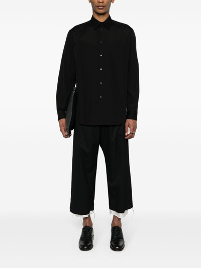 Yohji Yamamoto cotton poplin shirt outlook