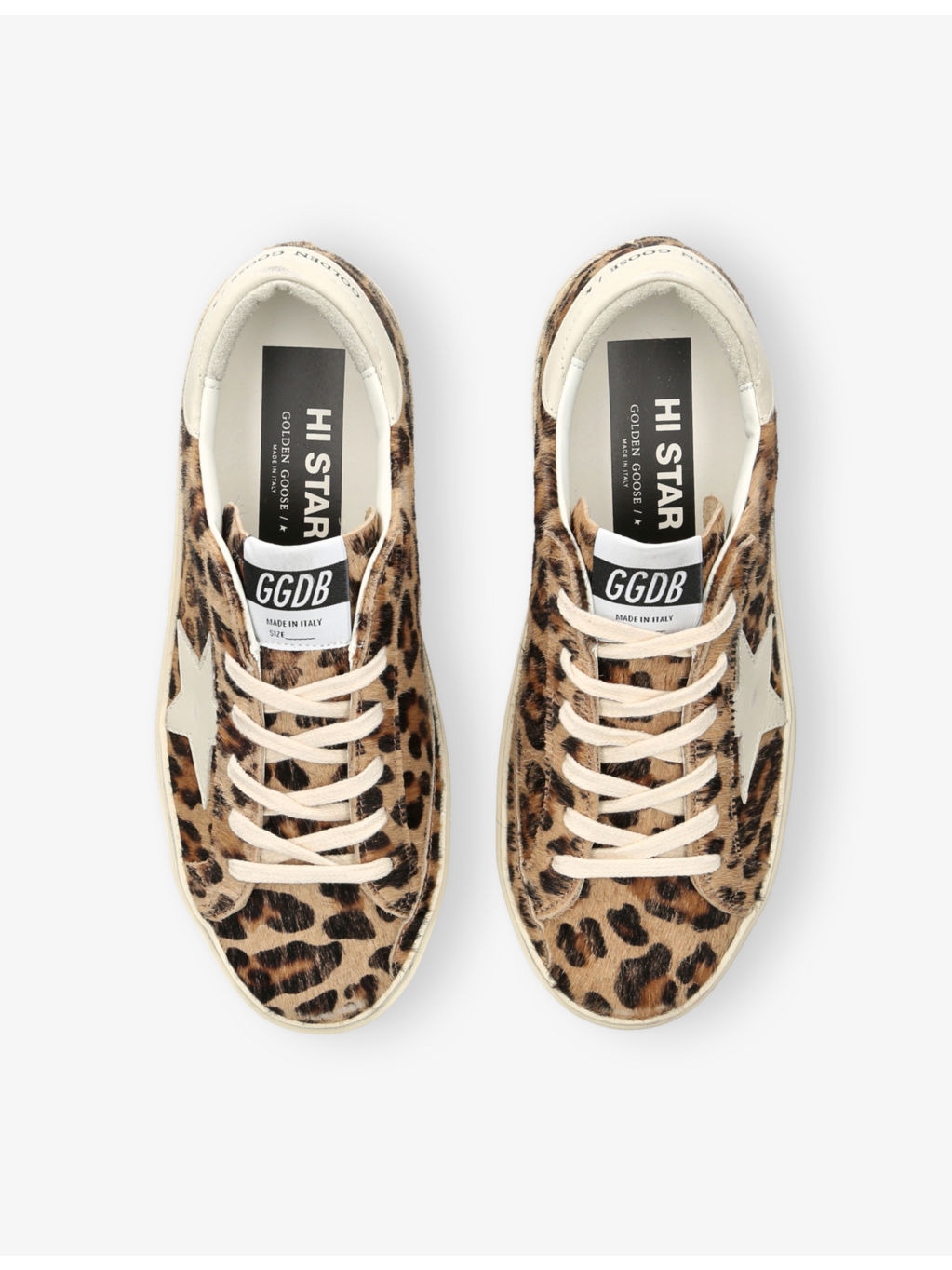 Women’s Hi Star Calf-Hair Low-Top Trainers - 2