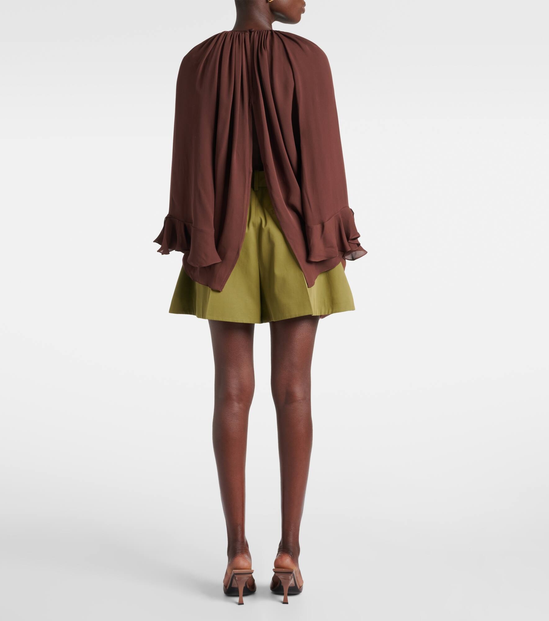 Silk georgette blouse - 3
