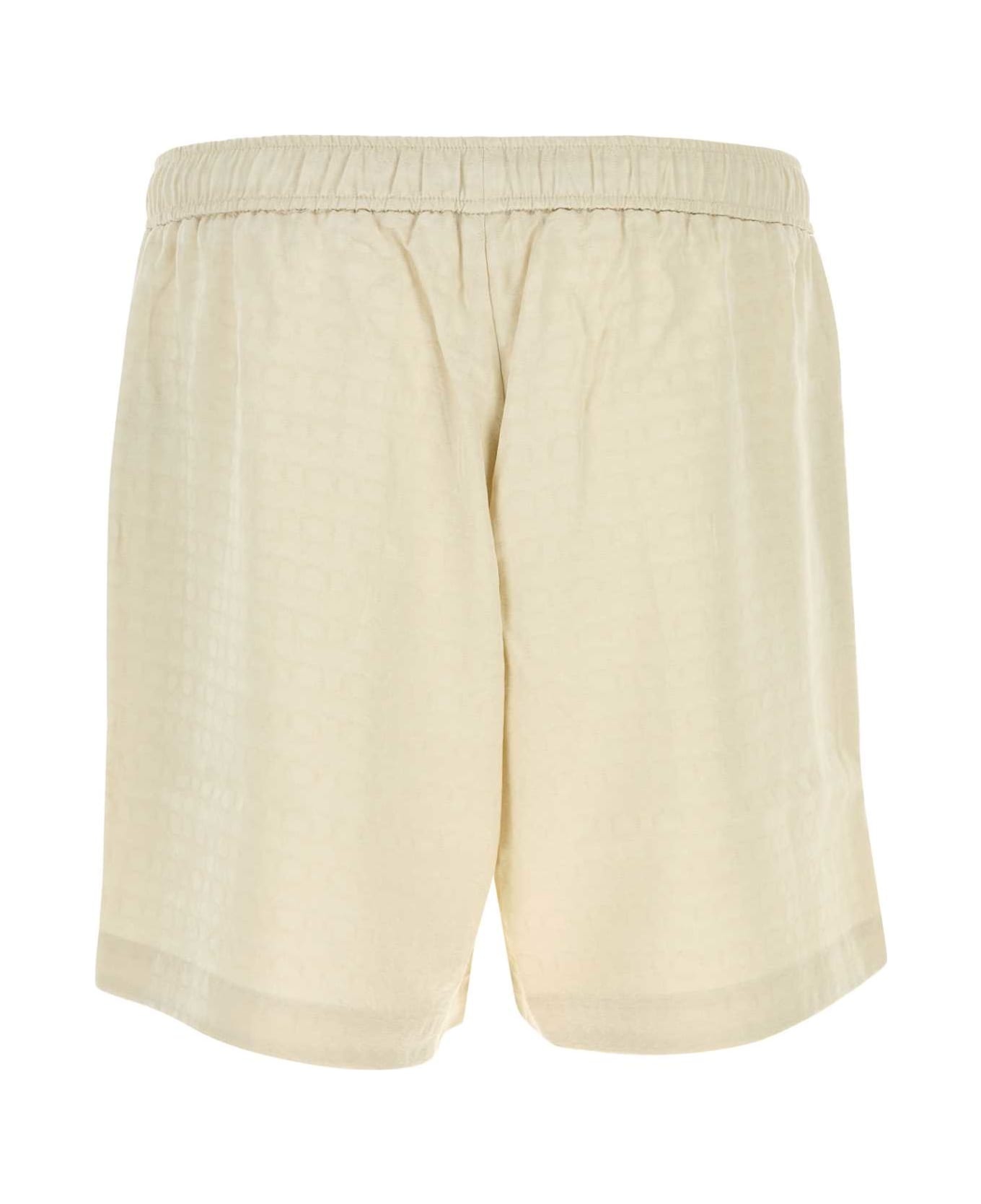 Sand Satin Bermuda Shorts - 2