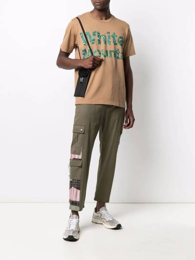 White Mountaineering forest logo-print cotton T-shirt outlook