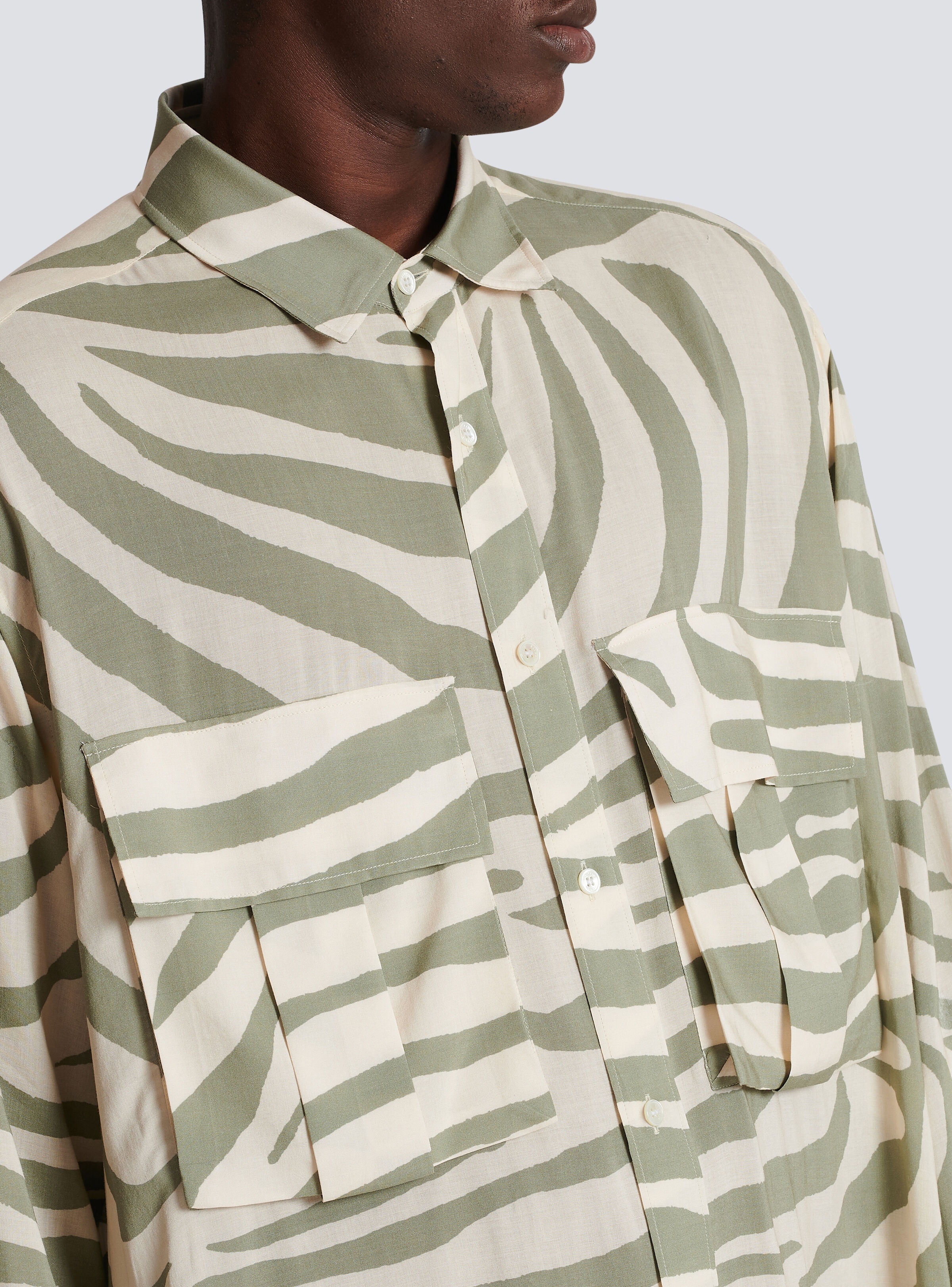 Zebra print shirt - 7