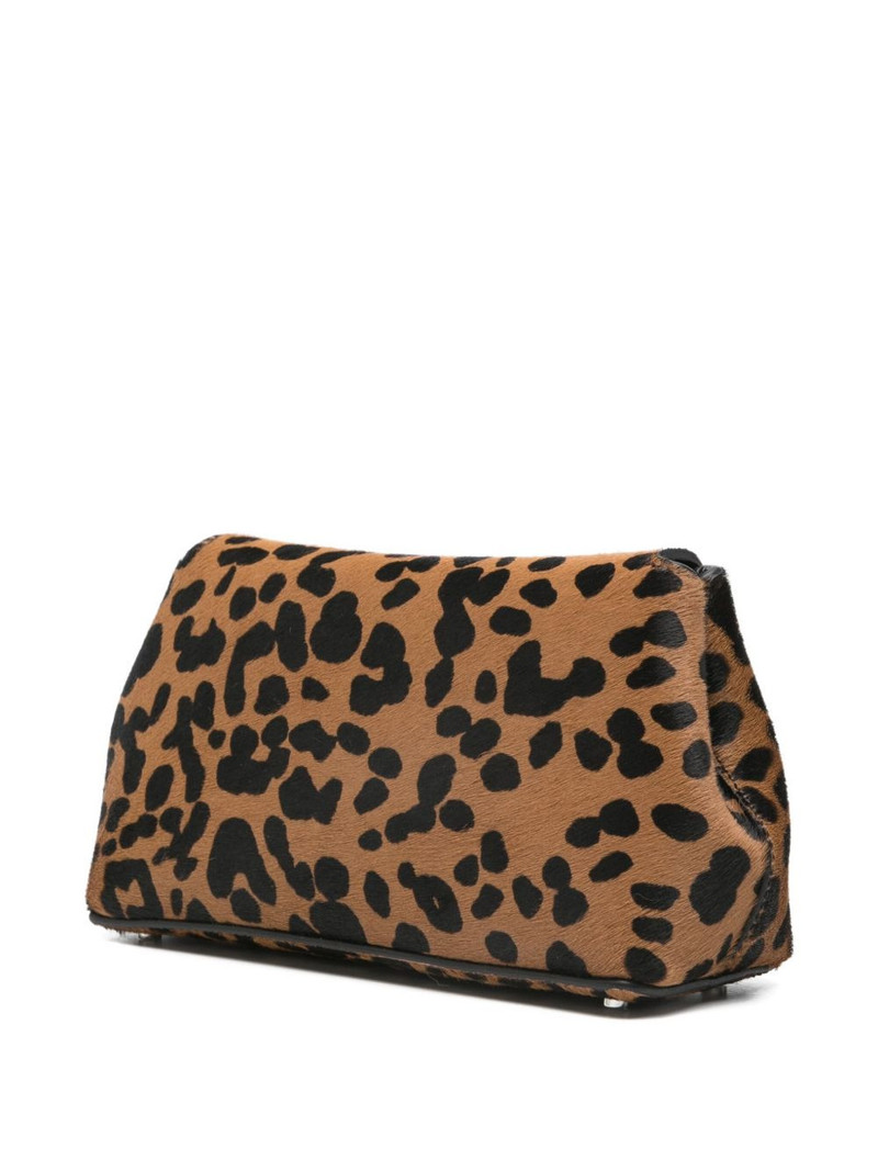 TOTEME leopard-print clutch bag outlook