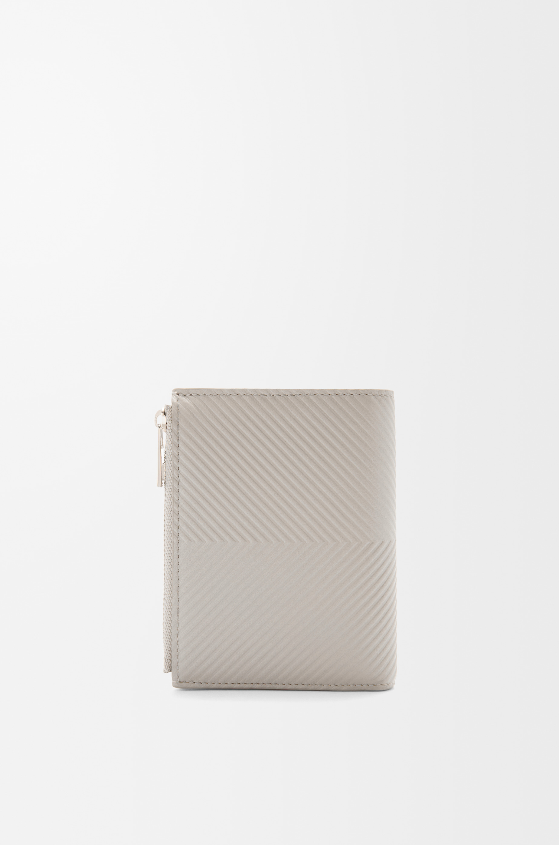 Slim compact walllet in textured classic calfskin - 4