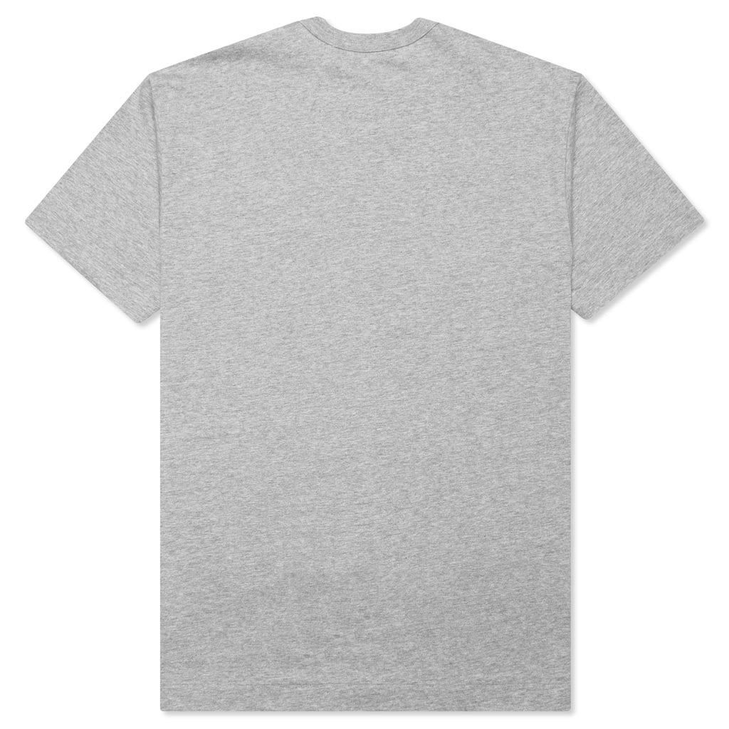 COMME DES GARCONS PLAY WOMEN'S GOLD HEART T-SHIRT - GREY - 2