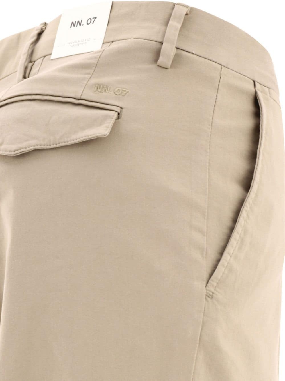 Wilhelm tapered stretch-twill trousers - 4