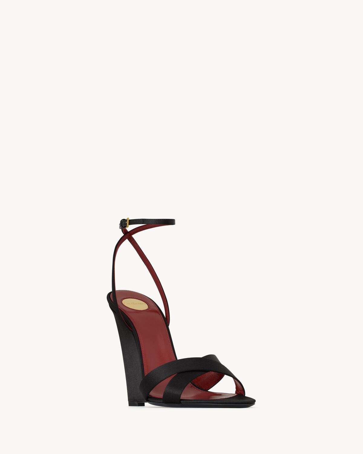 BIBI WEDGES IN SATIN CREPE - 3