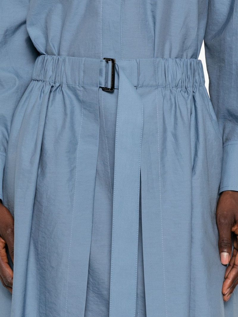 belted pocket-detail midi dress 5