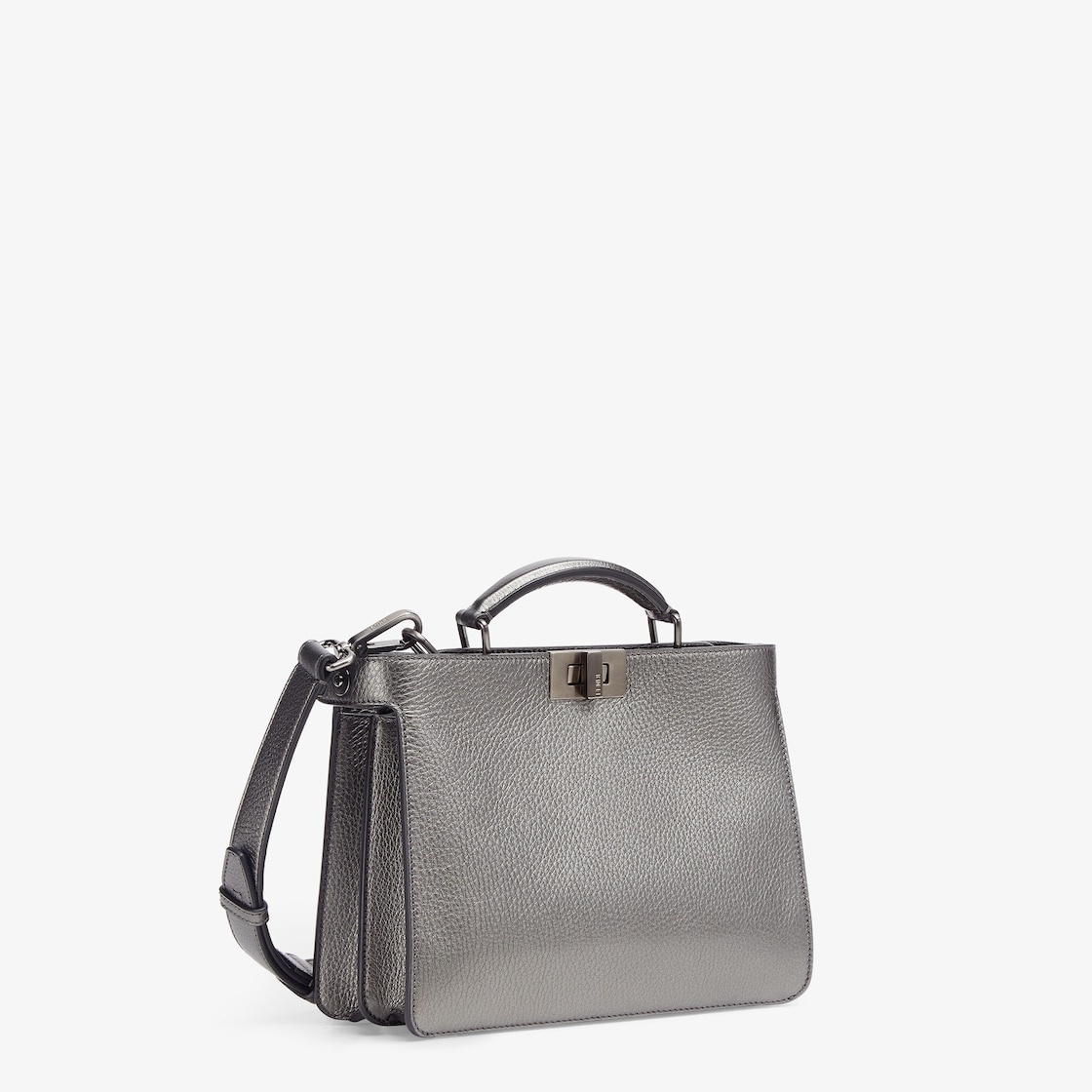 Gray leather bag - 3