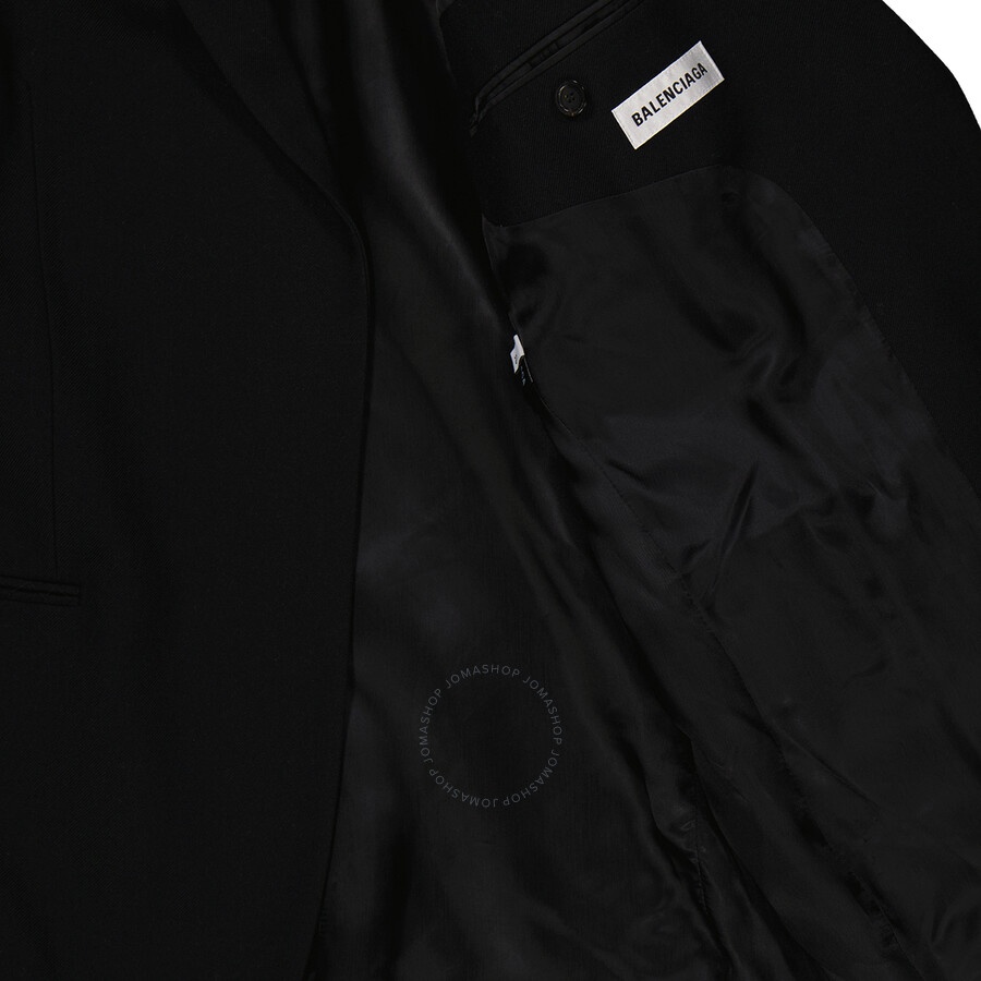 Balenciaga Ladies Black Suspended Shoulder Jacket - 7