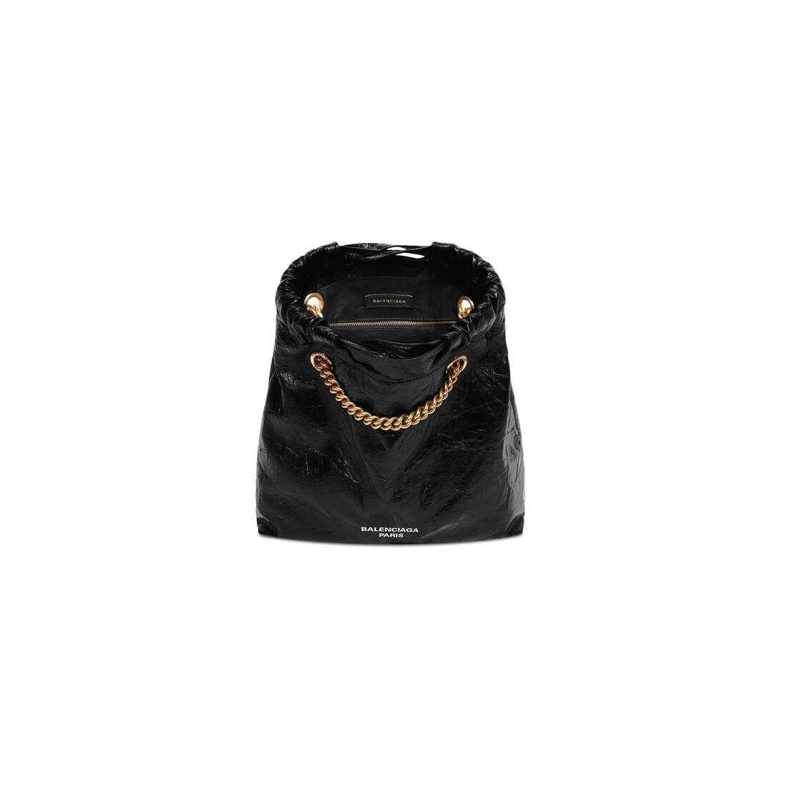 BALENCIAGA Women's Crush Small Tote Bag in Black