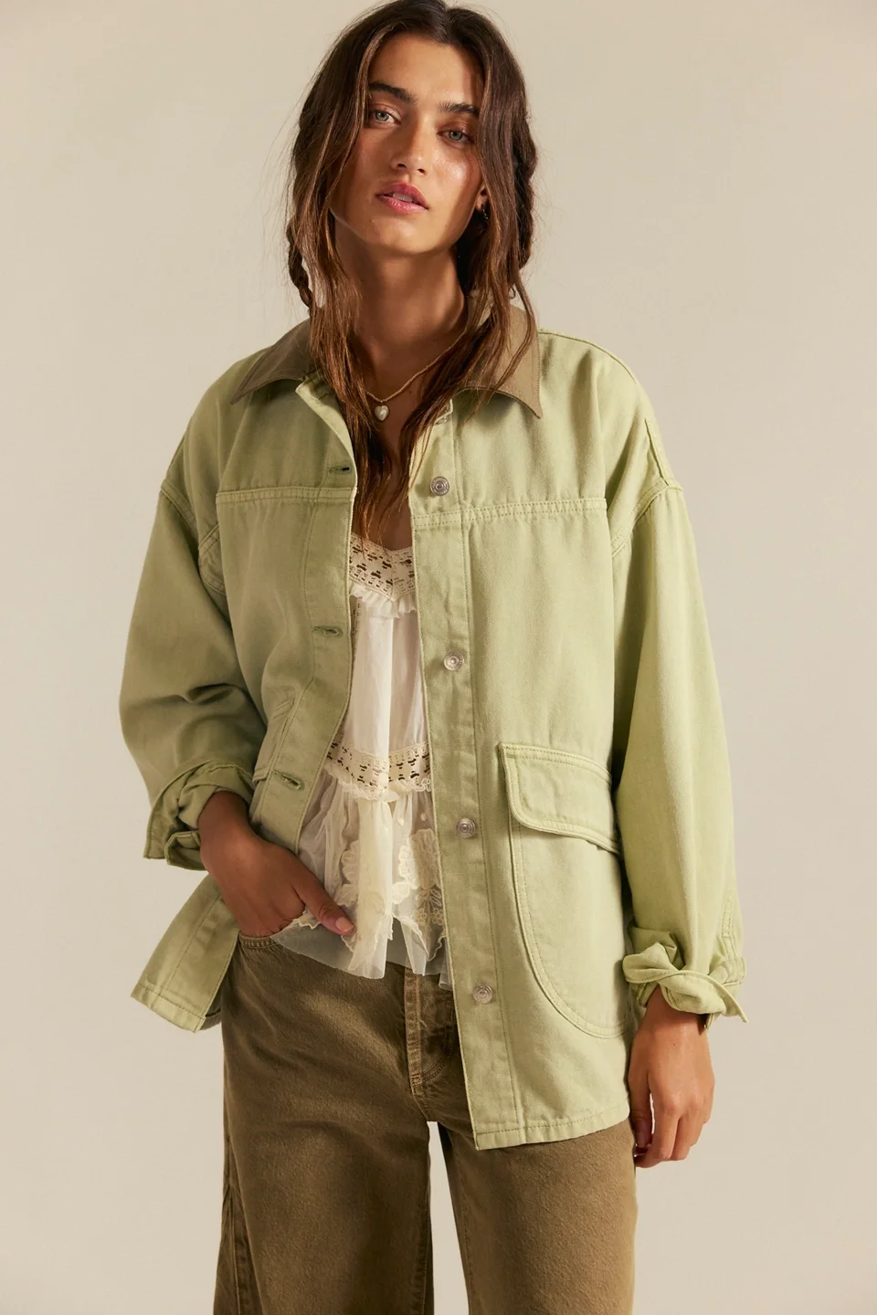 We The Free Lemon Denim Jacket - 1