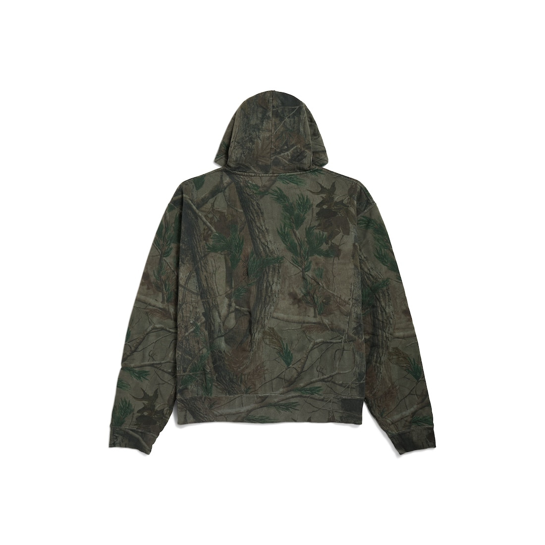 Men's Diamond B Oversized Zip-up Hoodie in Forest Green - 6