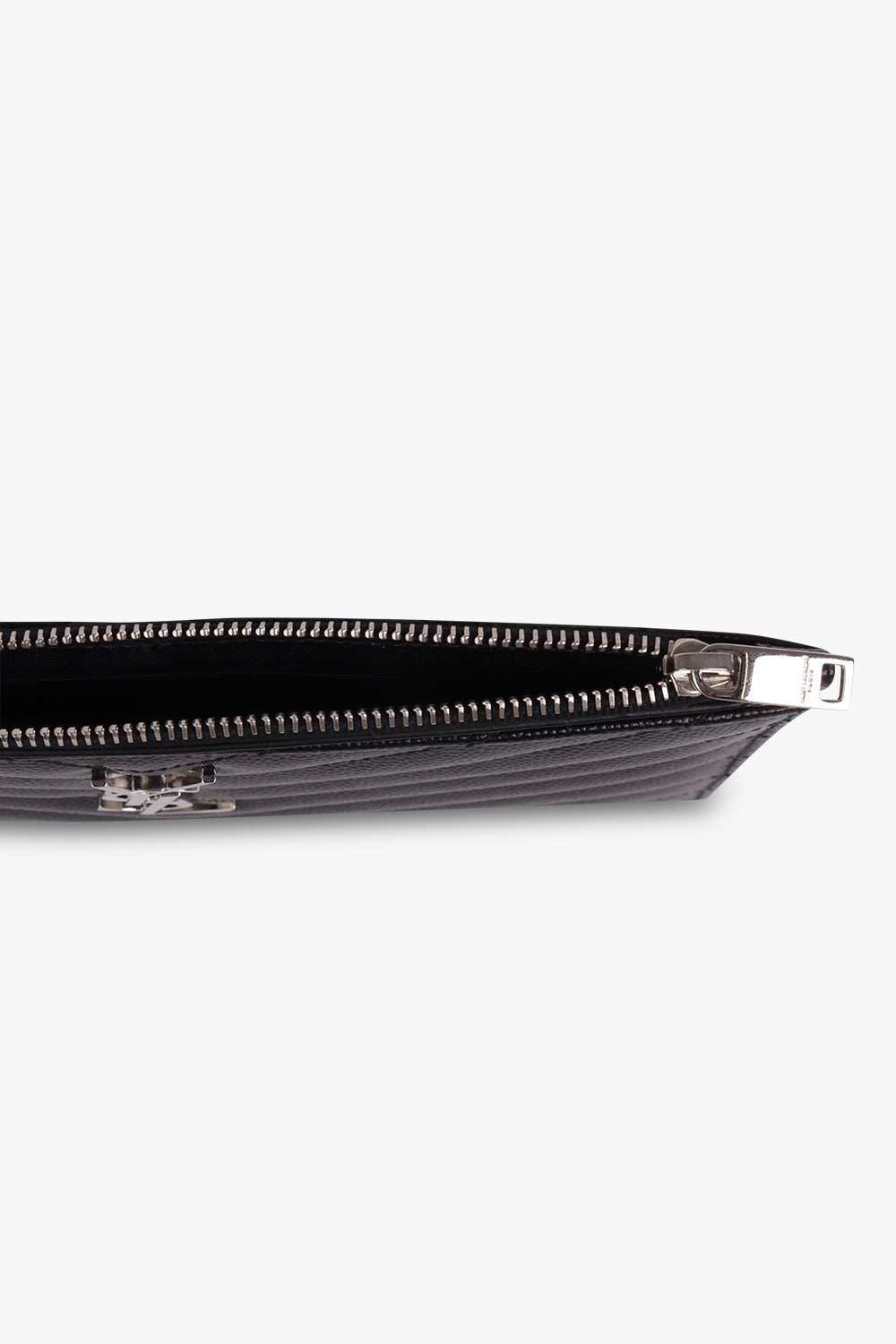 MONOGRAMME BILL POUCH | BLACK/SILVER - 4