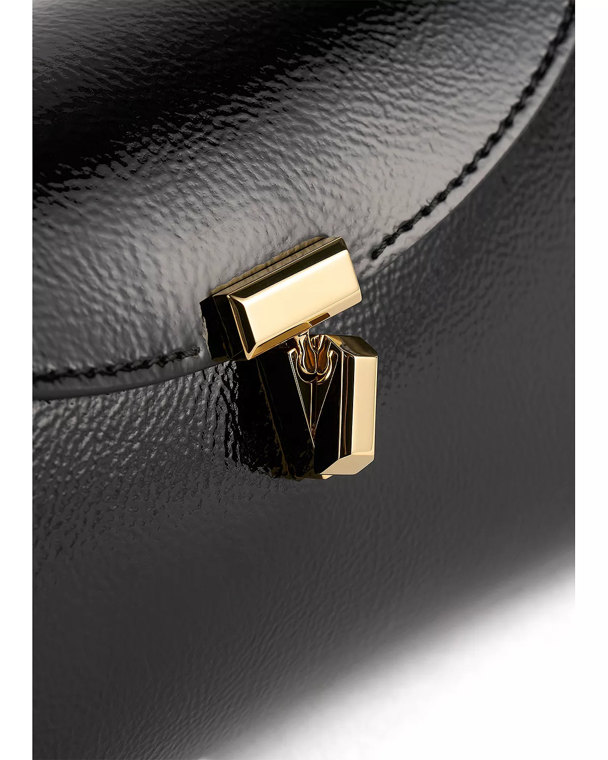 Mini T-Lock Naplack Clutch - 5