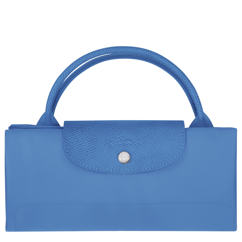 Le Pliage Green M Travel bag Cornflower - Recycled canvas 5