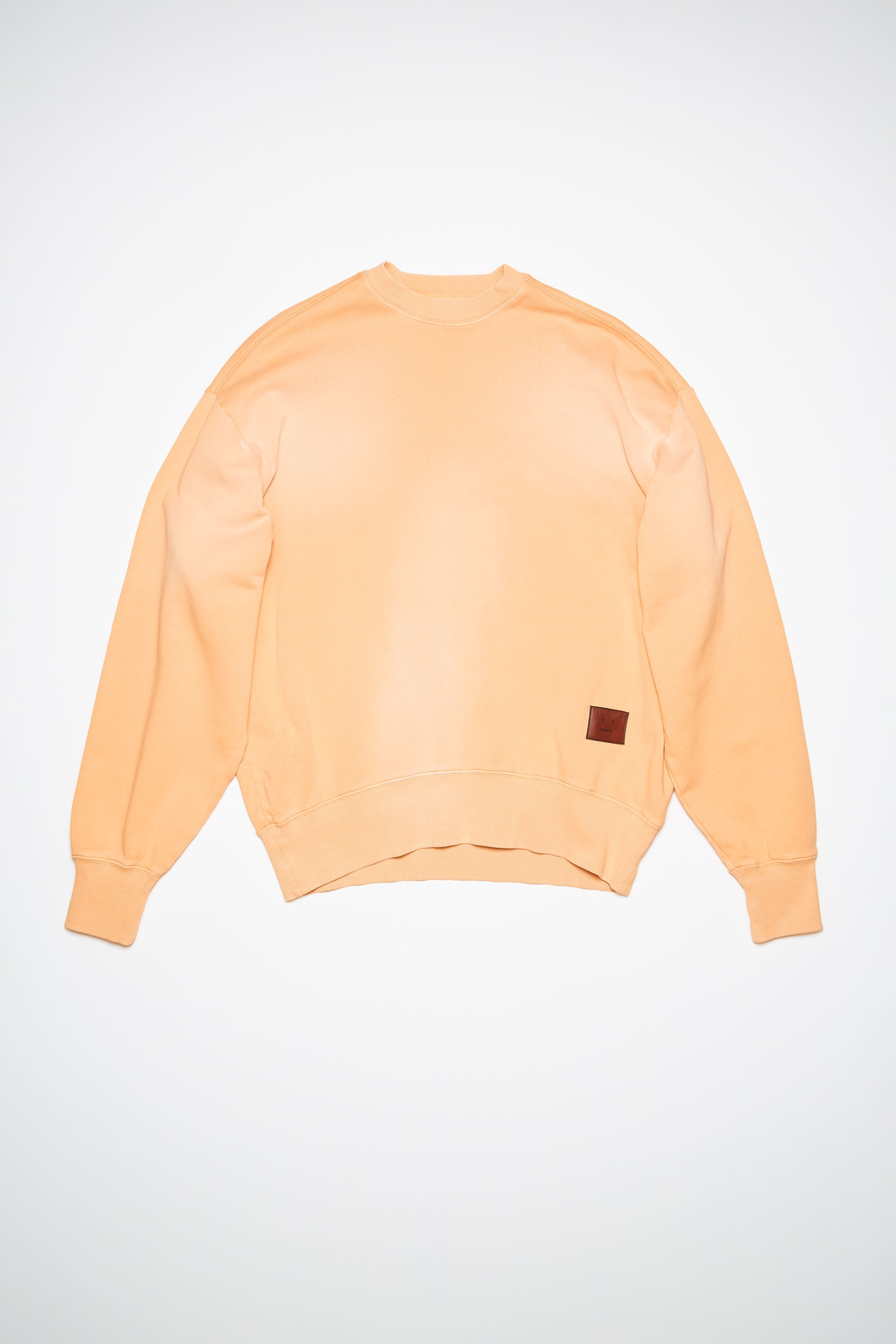 Relaxed sweatshirt - Mandarin orange - 1