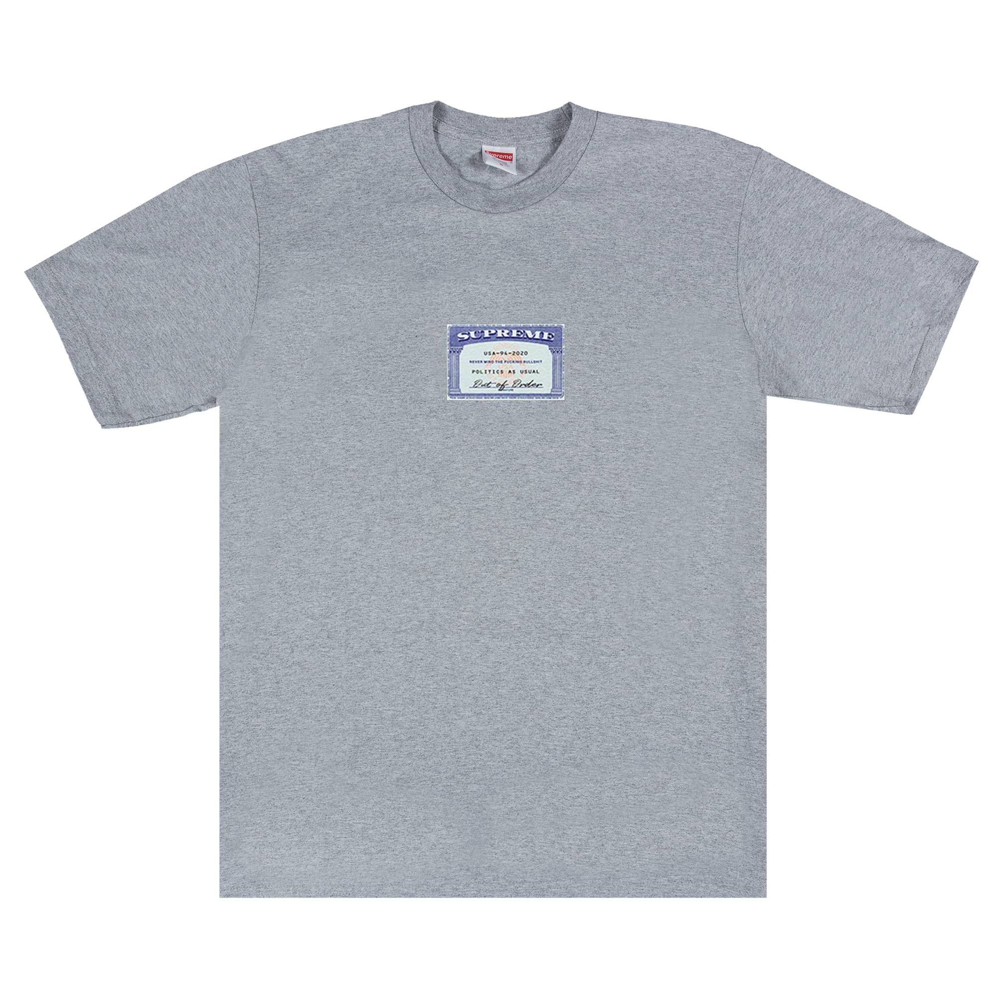 Supreme Social Tee 'Heather Grey' - 1