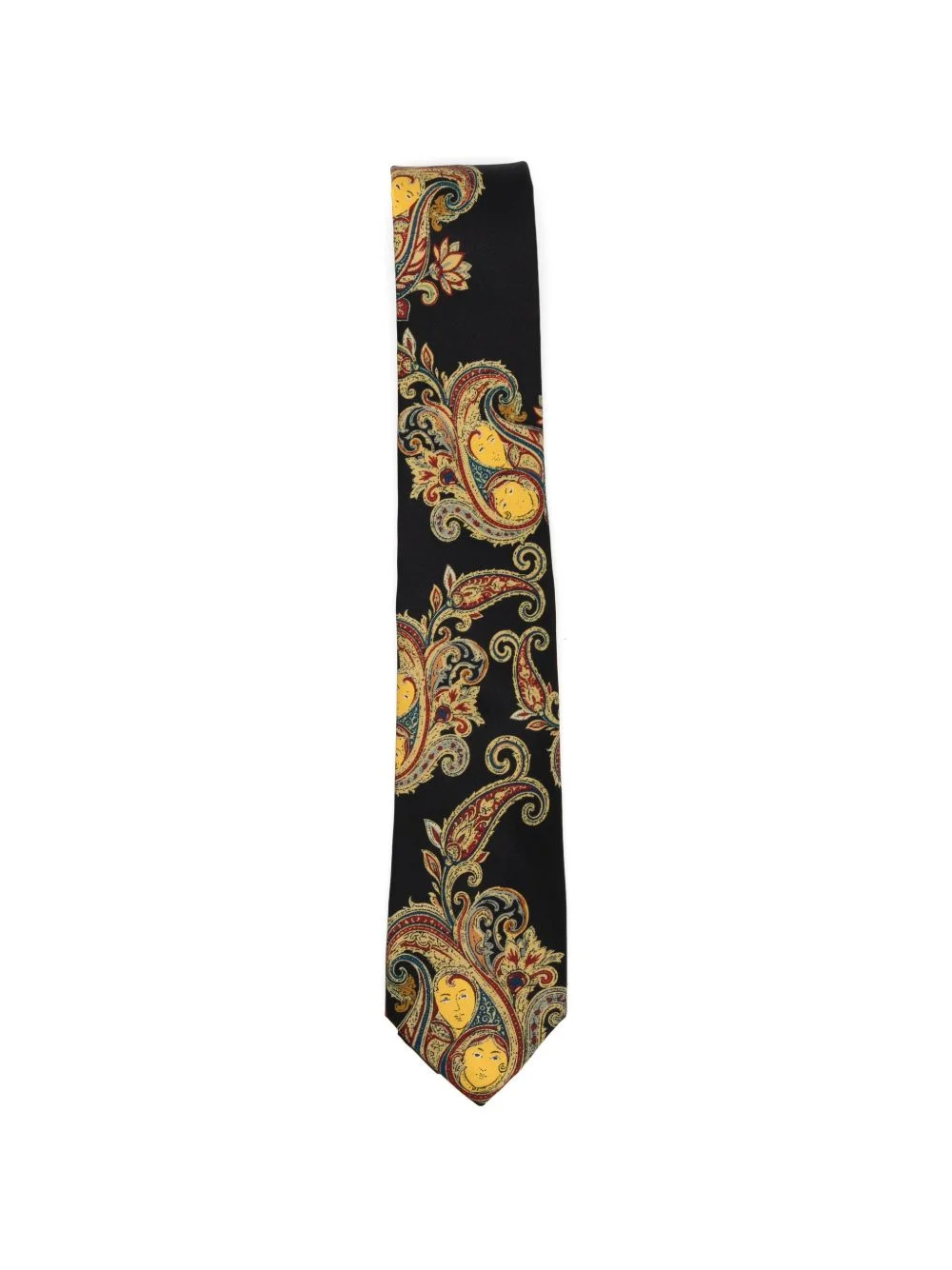 paisley-printed tie - 1