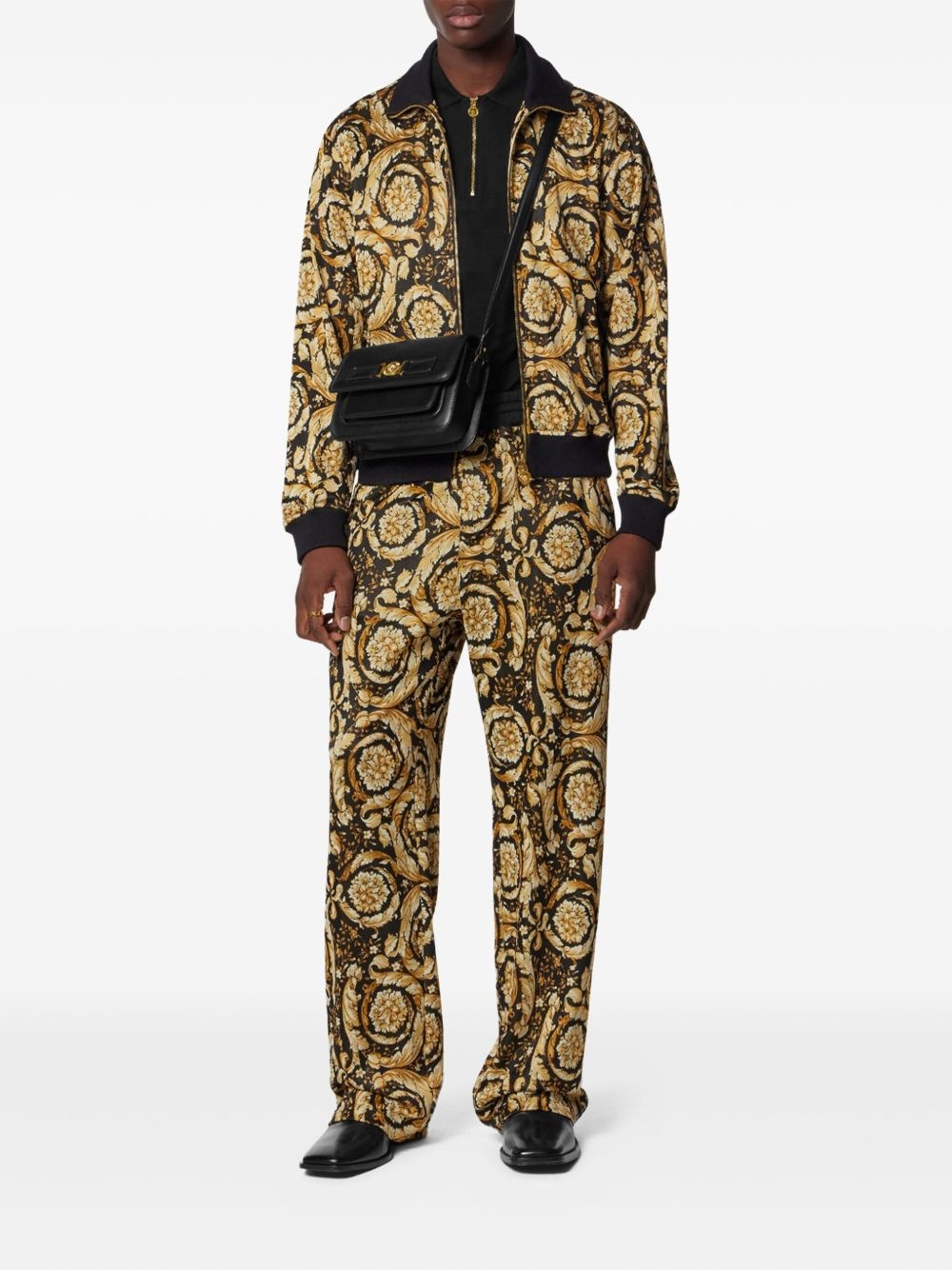 Barocco jacquard sweatshirt - 2