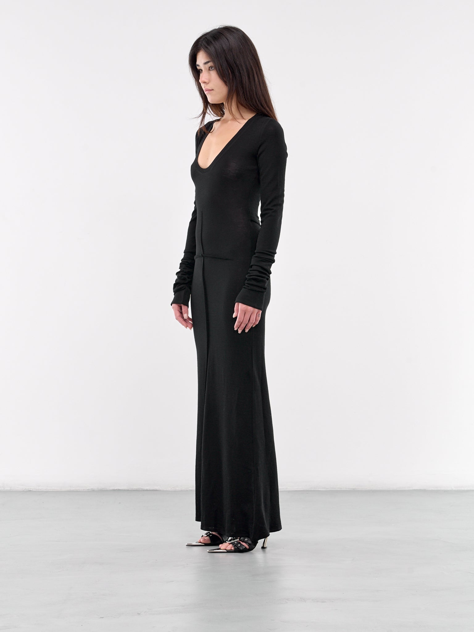 Scoop Neck Maxi Dress - 2