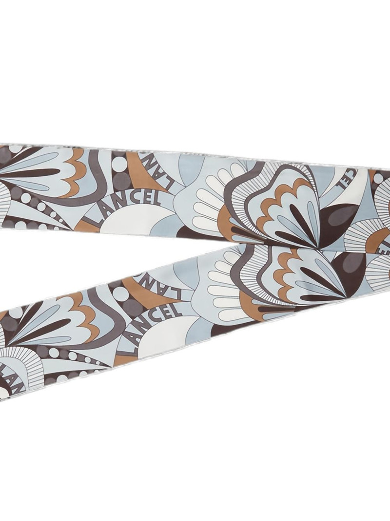 LANCEL floral-motif bandeau outlook