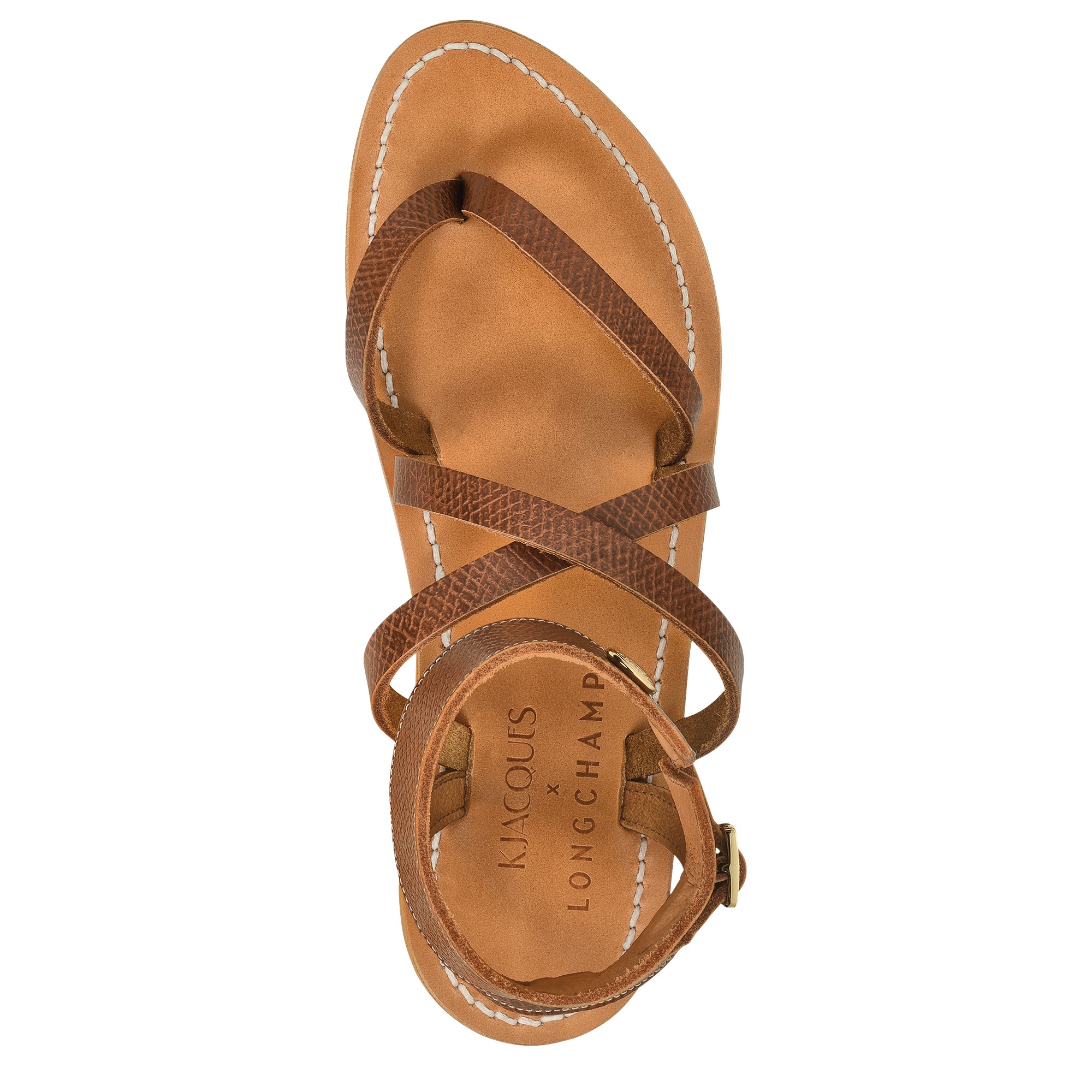 Longchamp x K.Jacques Sandals Brown - Leather - 4