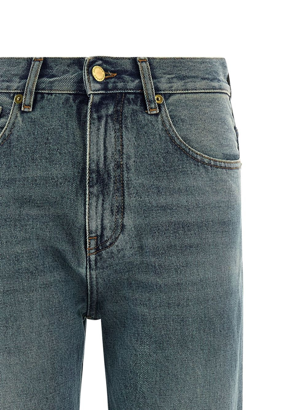 Marion hoop-detail cotton jeans - 3