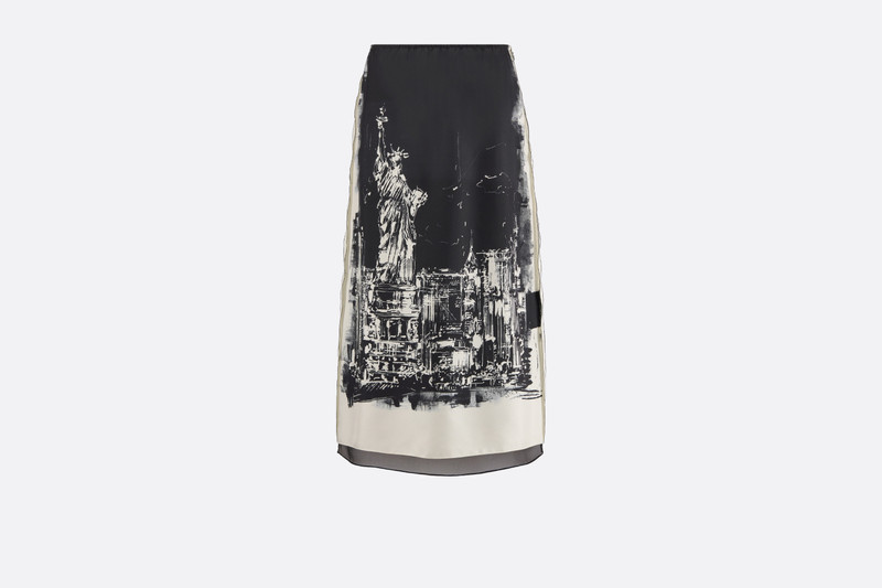Flared Mid-Length Skirt 1