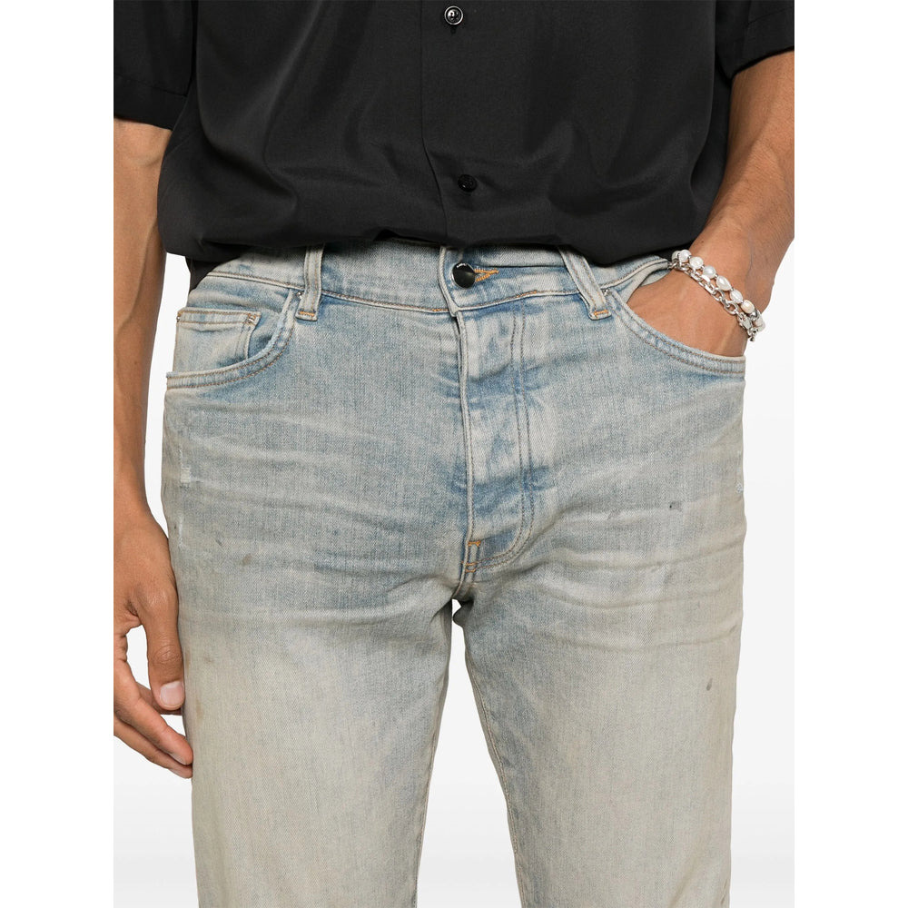 Amiri Blue Denim - Regular & Straight-Leg Jeans Men - 3