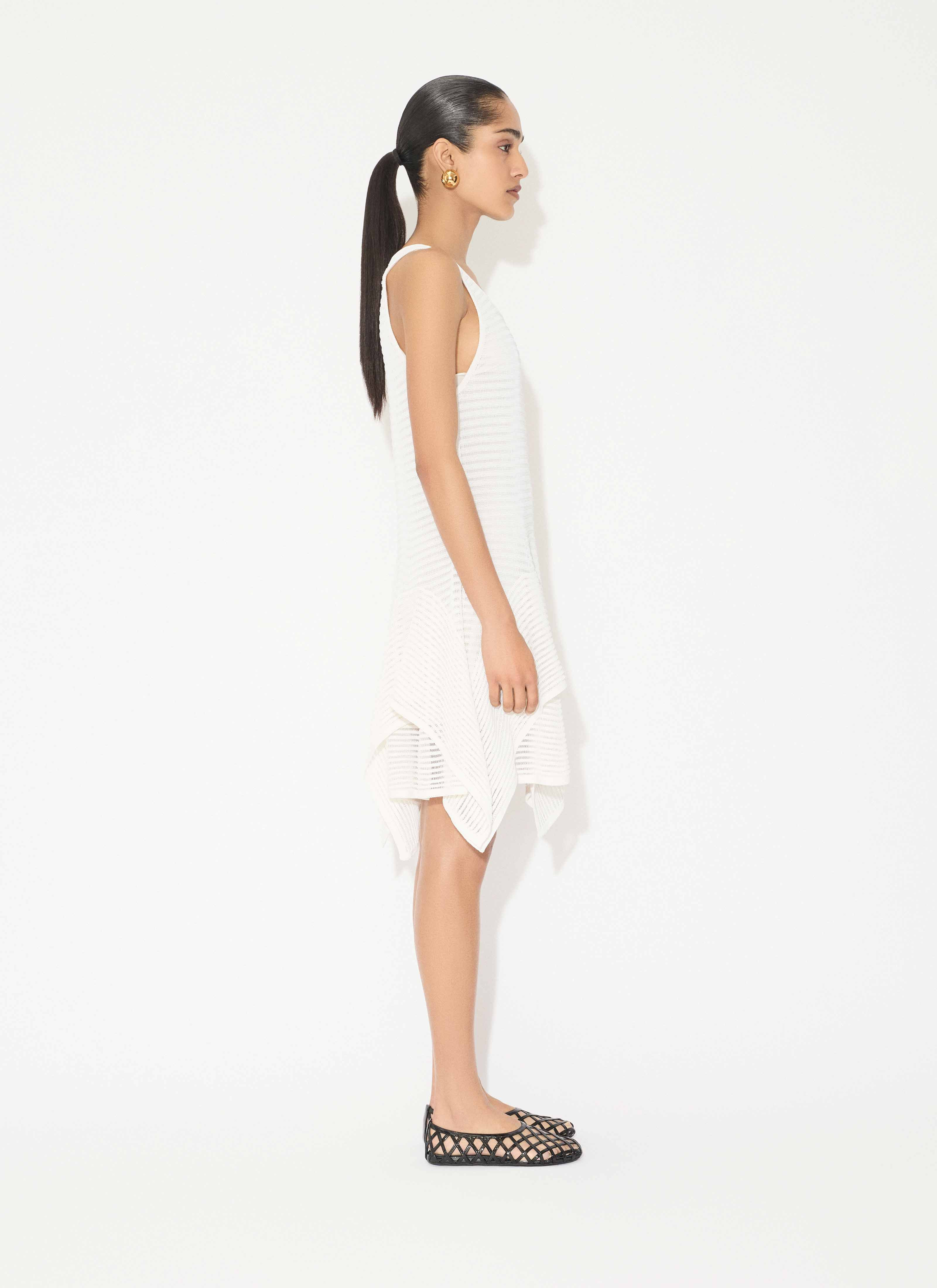 CAGE BALLET FLATS IN PATENT CALFSKIN - 2