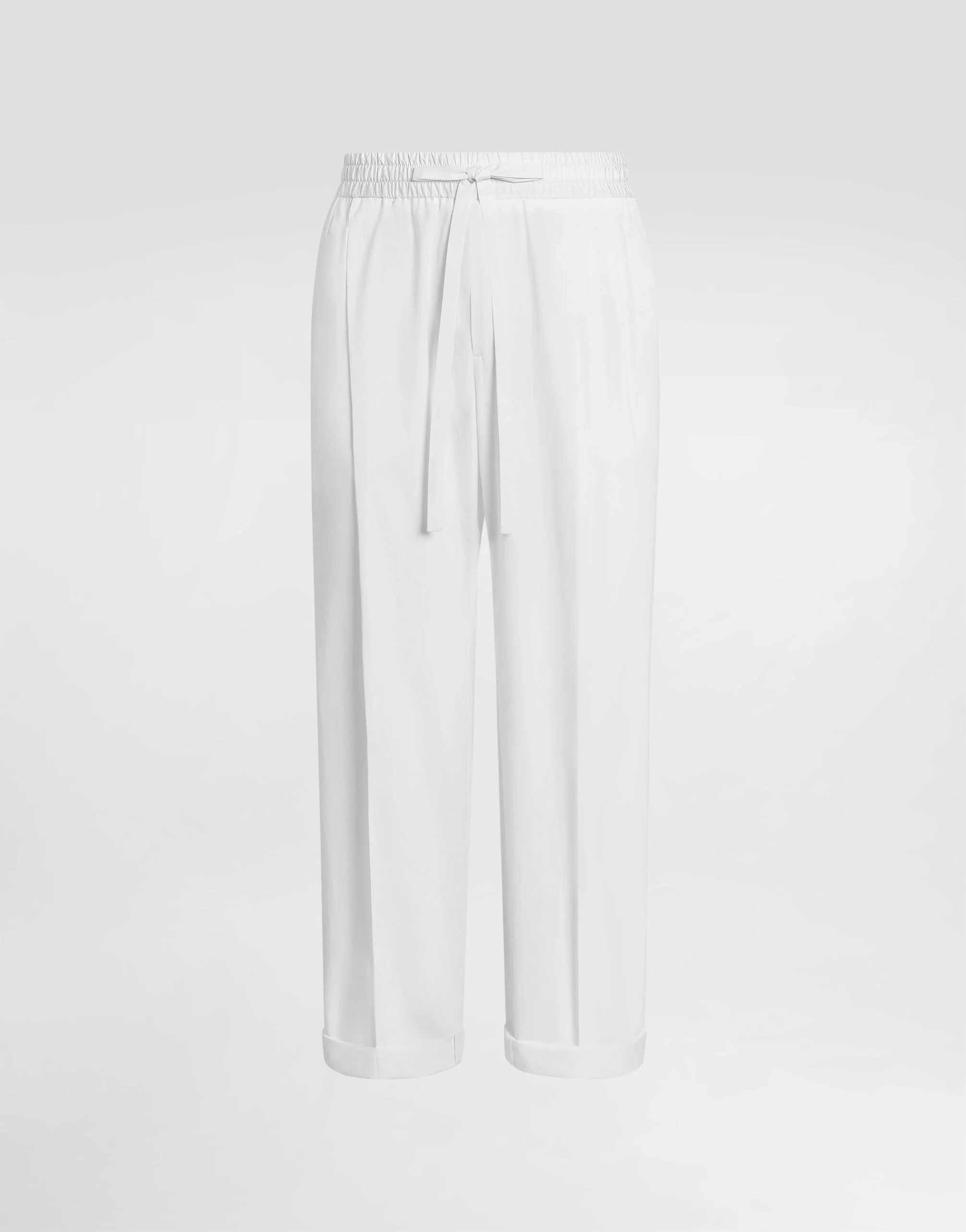 Cotton poplin jogging trousers - 1