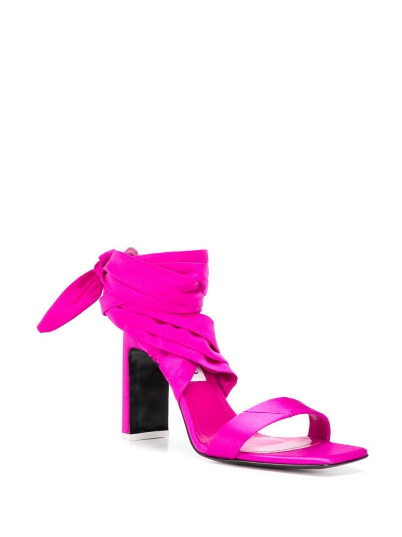 wraparound ankle tie sandals - 2