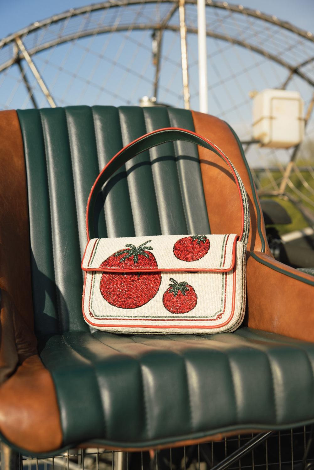 Tommy Beaded Bag - Tomato - 2