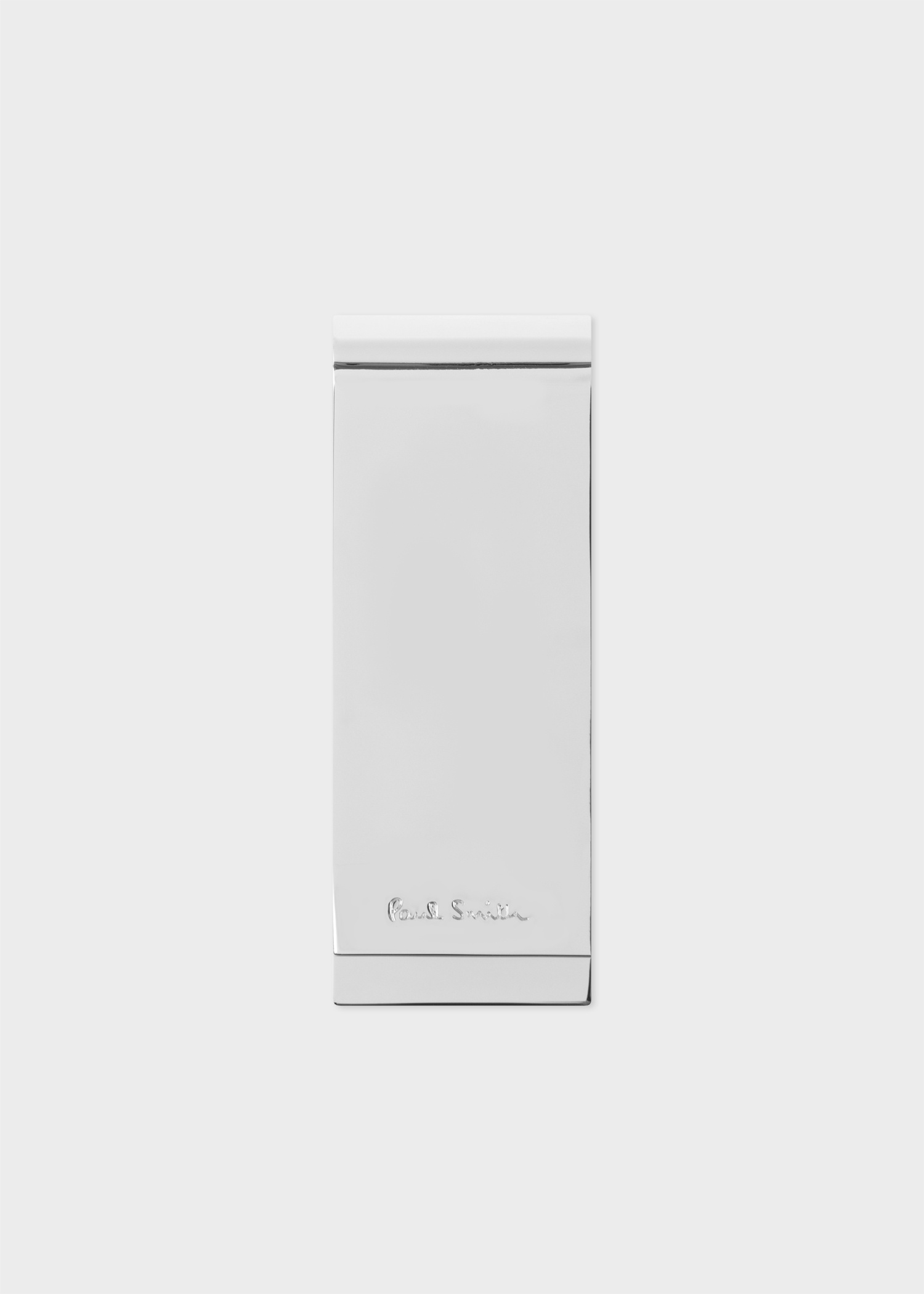 'Signature Stripe' Silver Money Clip & Leather Keyring Gift Set - 3