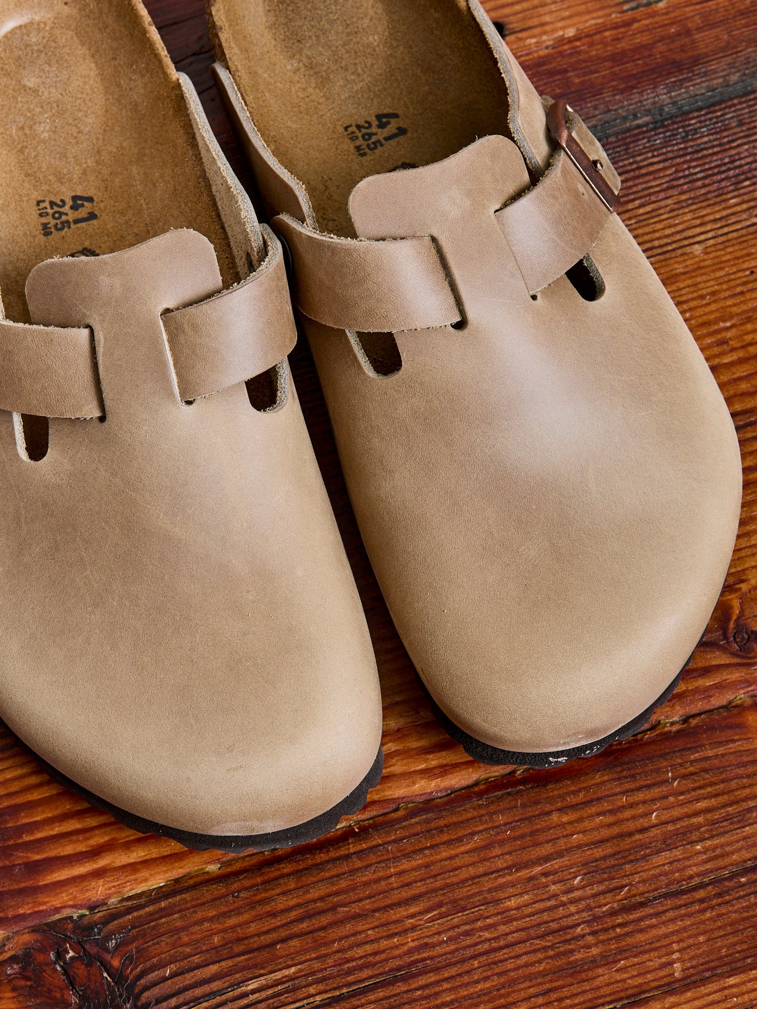 Boston Clog in Tobacco Oil Leather - 4