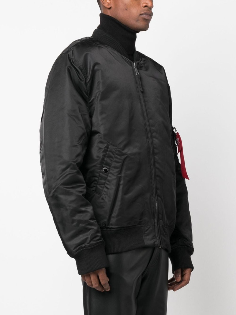 embroidered-design bomber jacket 4