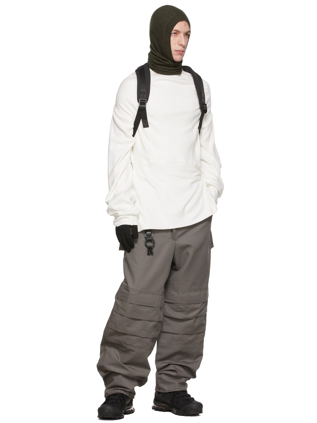 【関税込み】BRYAN JIMENEZ ホワイト Armstrong フーディ BRYAN JIMENÈZ SSENSE Exclusive White Armstrong Hoodie