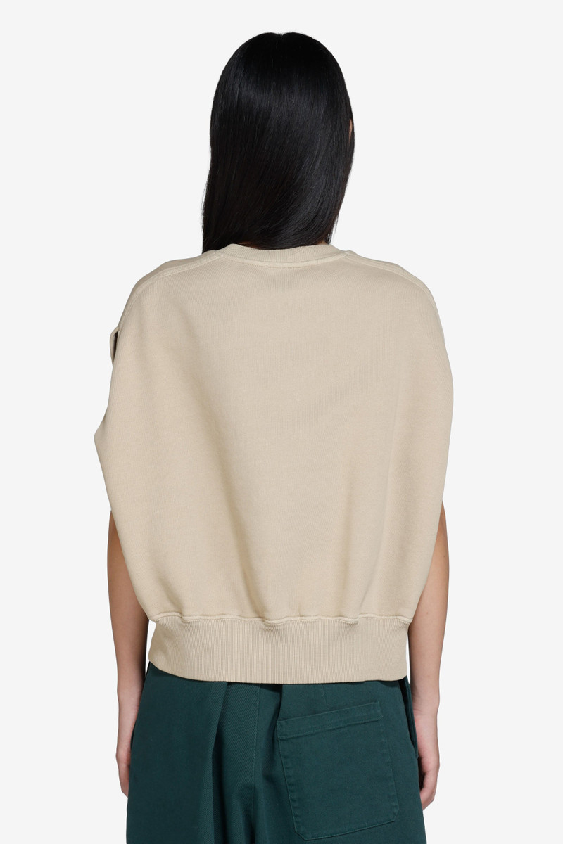 STRAIGHT SLEEVELESS SWEATSHIRT 3