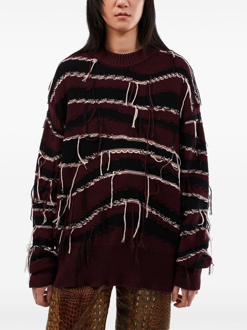 CAMPERLAB distressed knit sweater outlook