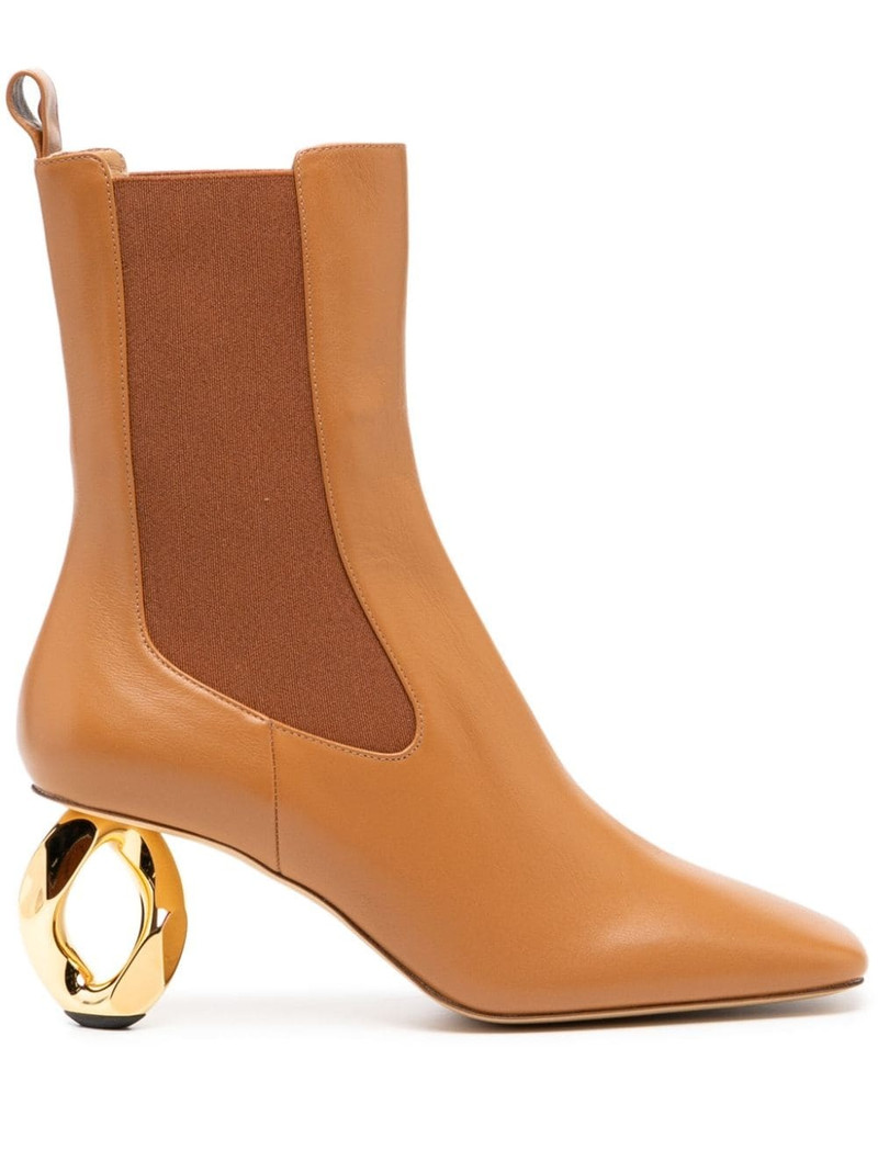 65mm chain heel boots 1