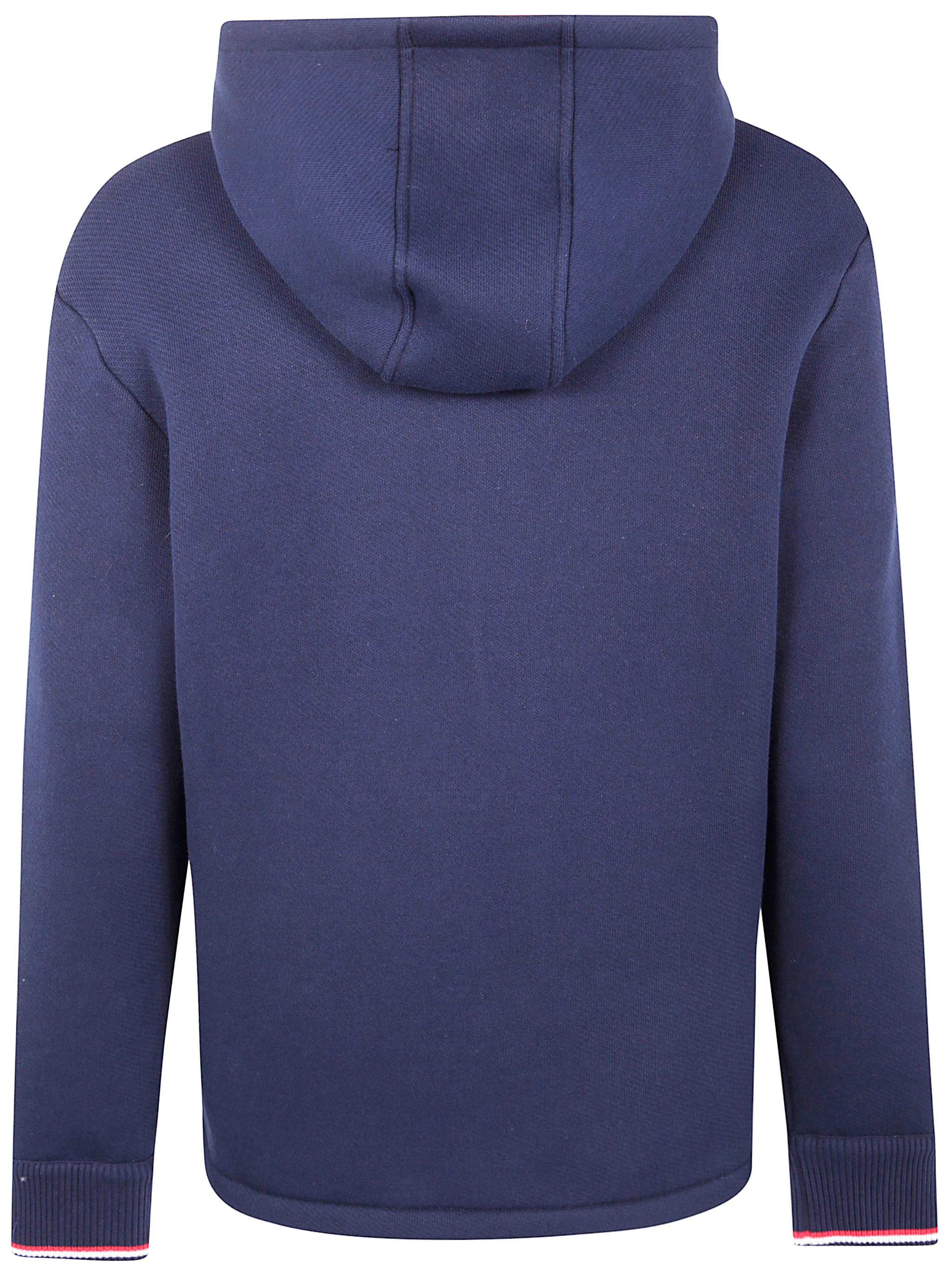 Thom Browne Men Oversized Hoodie Pullover With Rwb Tipping Stripe In Chunky Loopback - 7