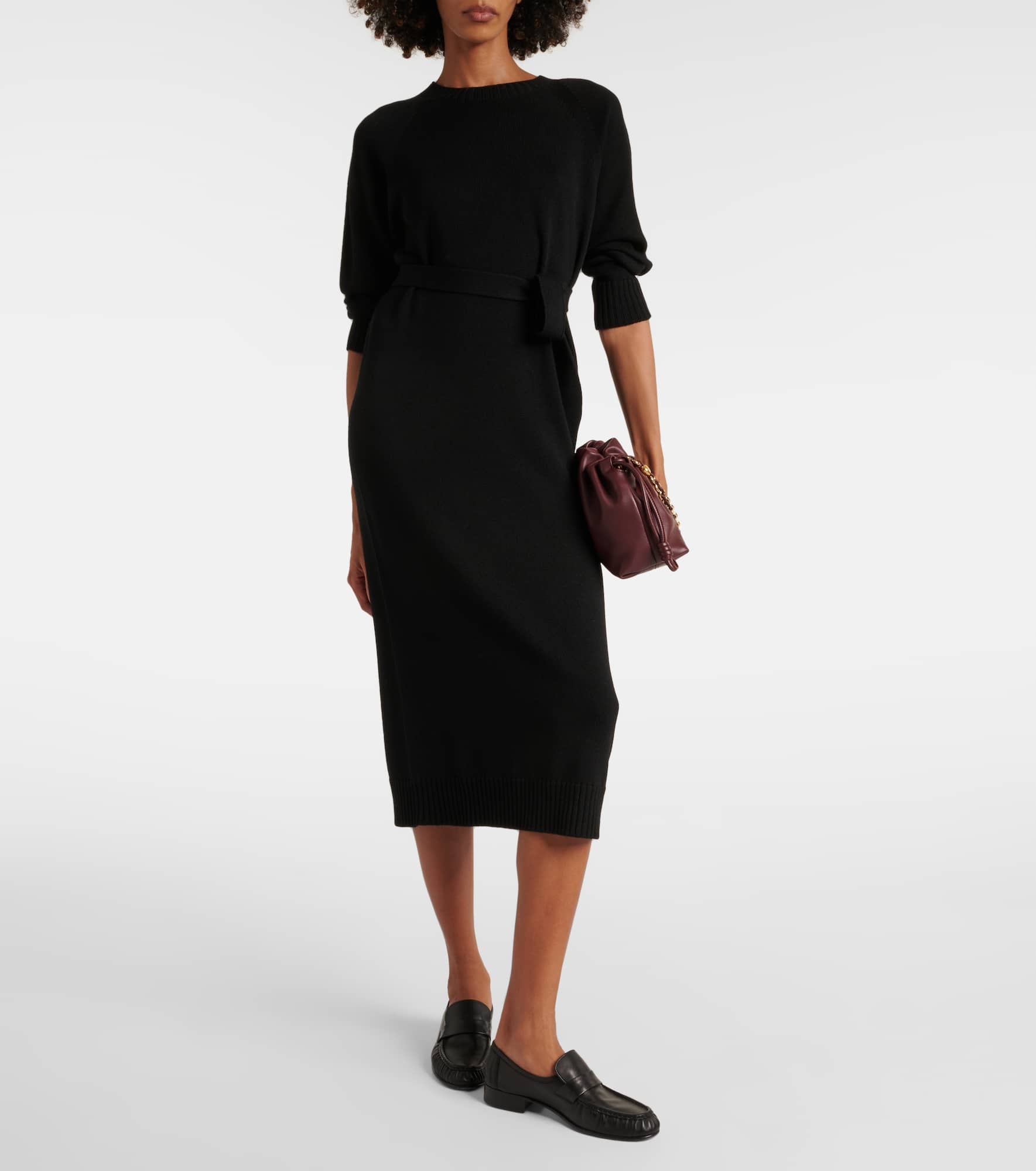 Virgin wool midi dress - 2