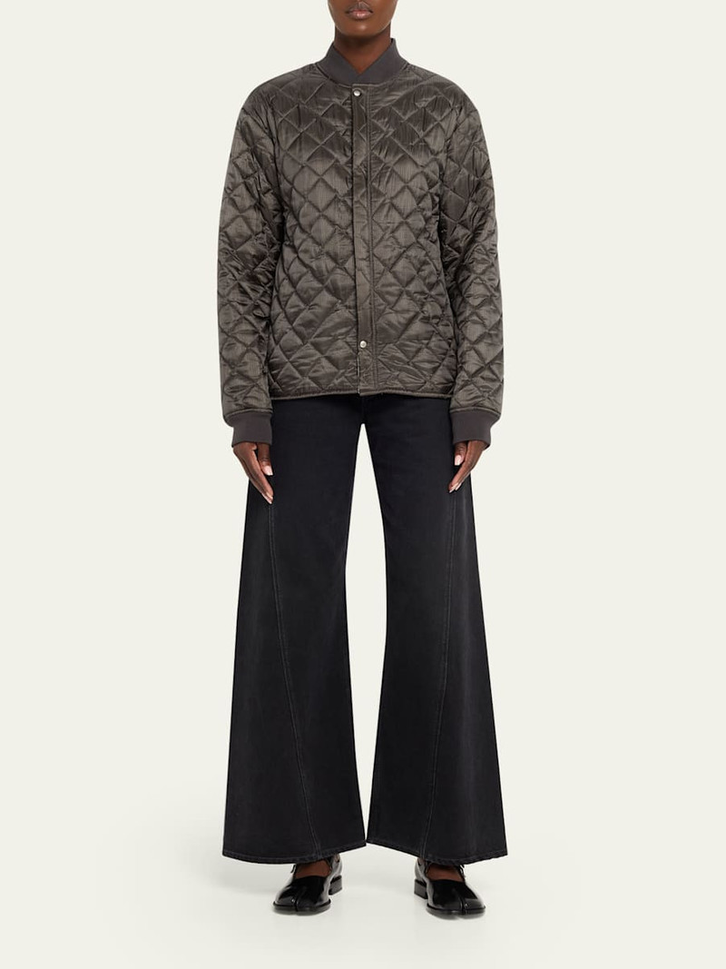 Maison Margiela Quilted Sweat Bomber Jacket outlook