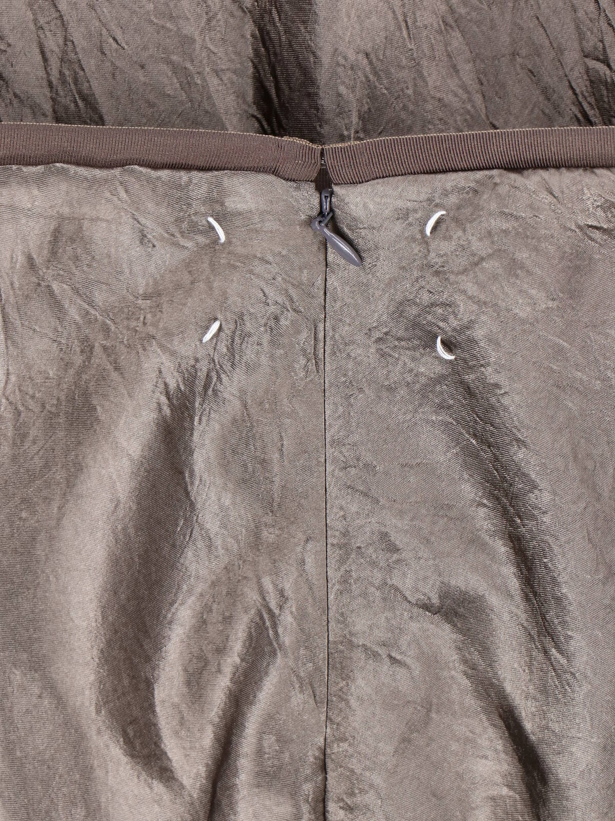 SATIN MIDI SKIRT - 4