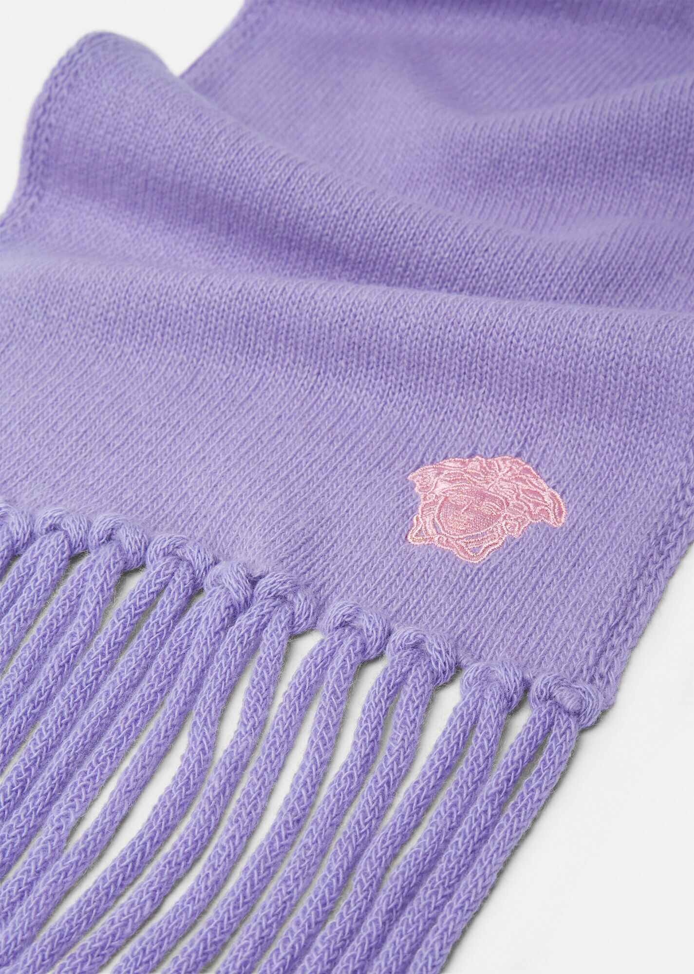 Medusa Embroidered Scarf - 2