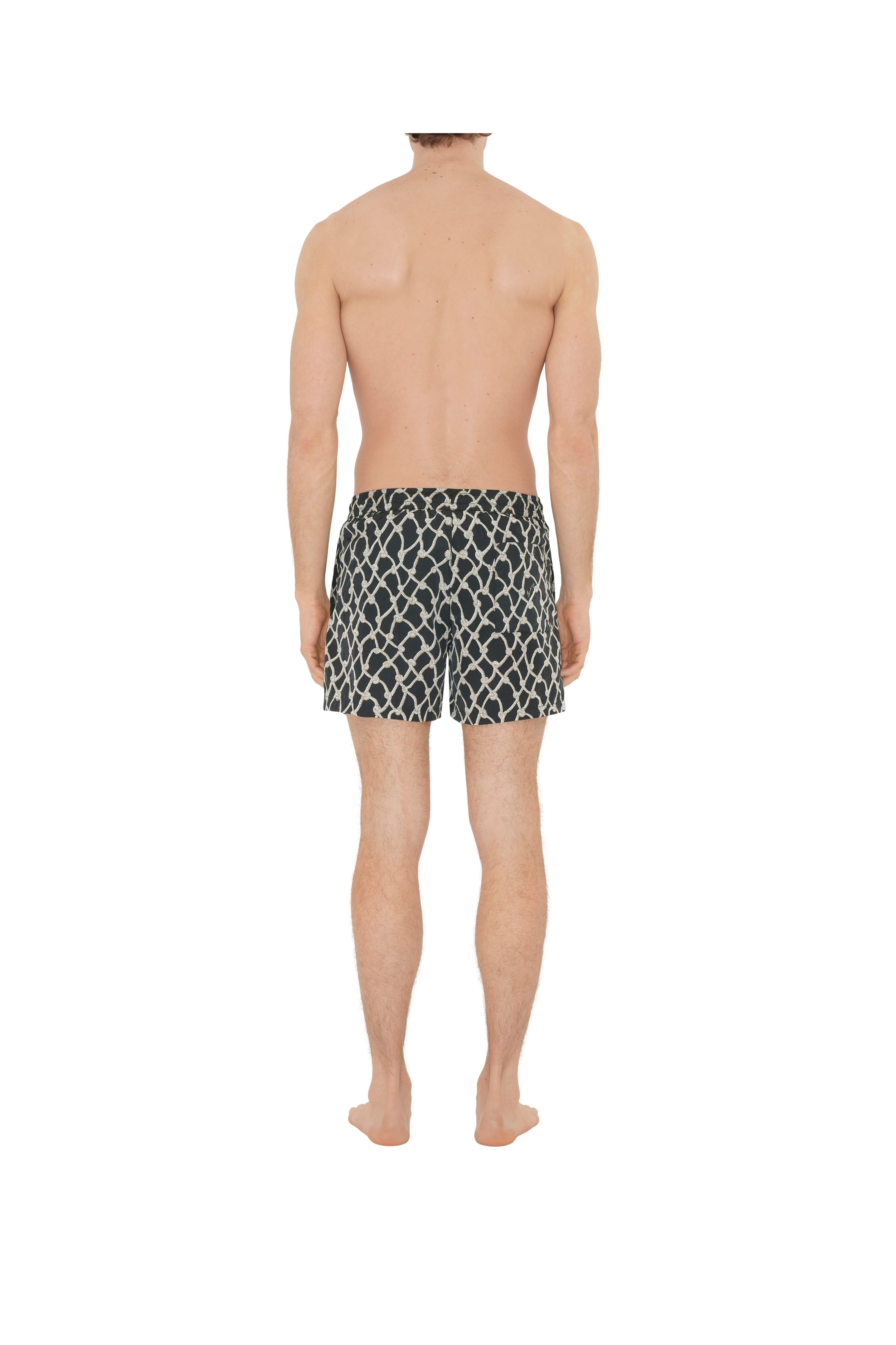 burberry Knot Nylon Swim Shorts in Magnet at Nordstrom - 4