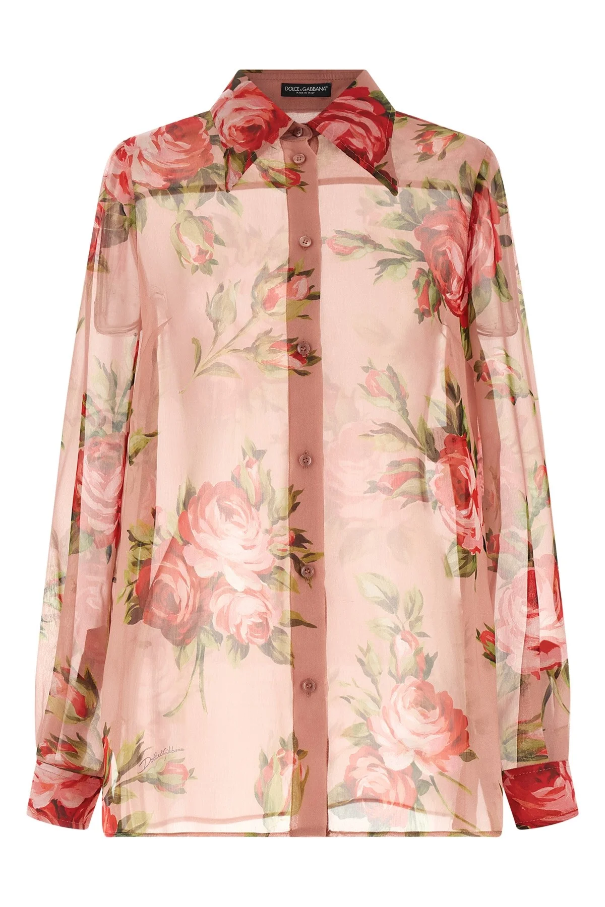'Bouquet Rose' Shirt - 1