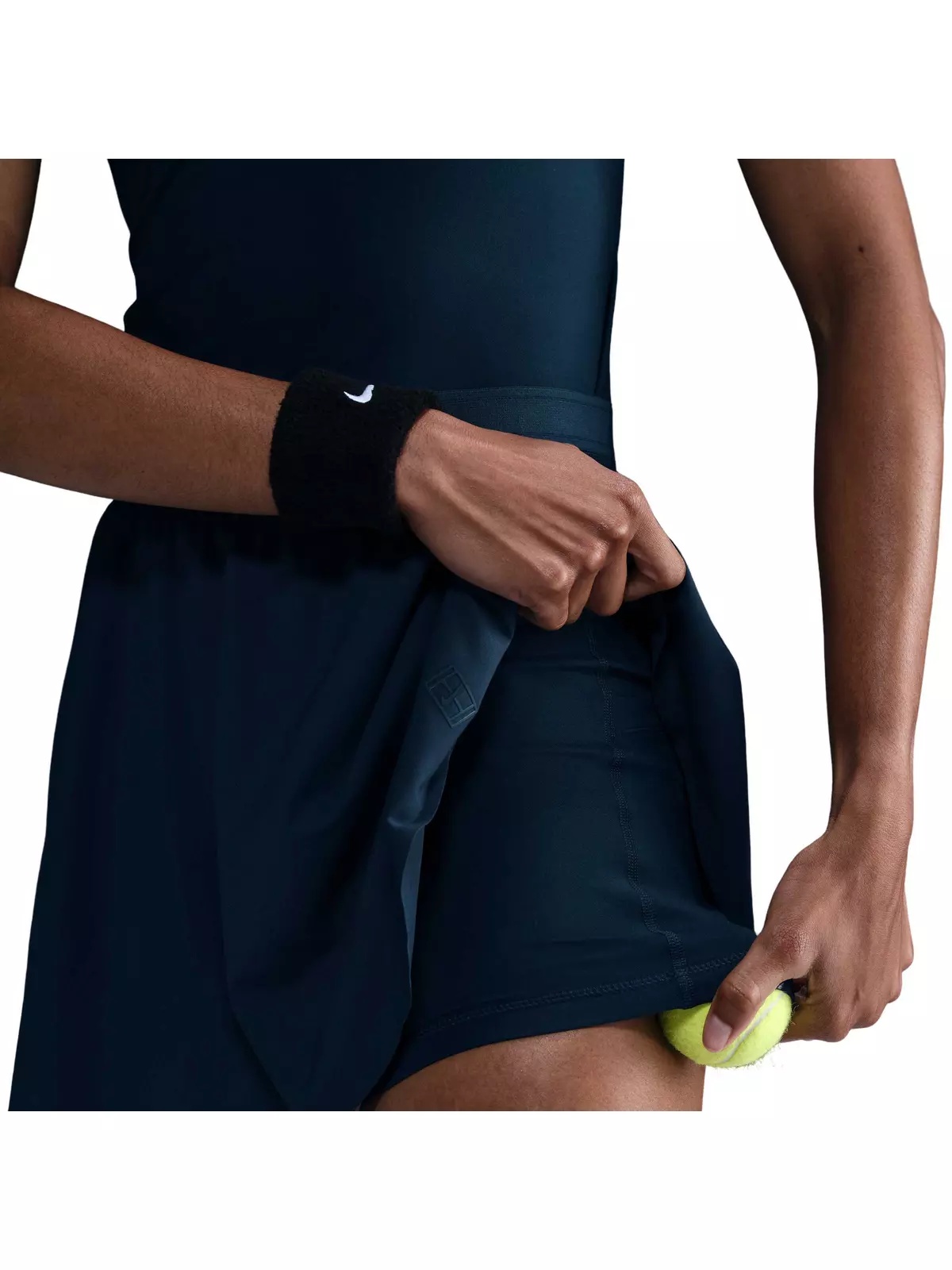 Women's Court Dri-Fit Advantage Ace Skirt-Blue - 6