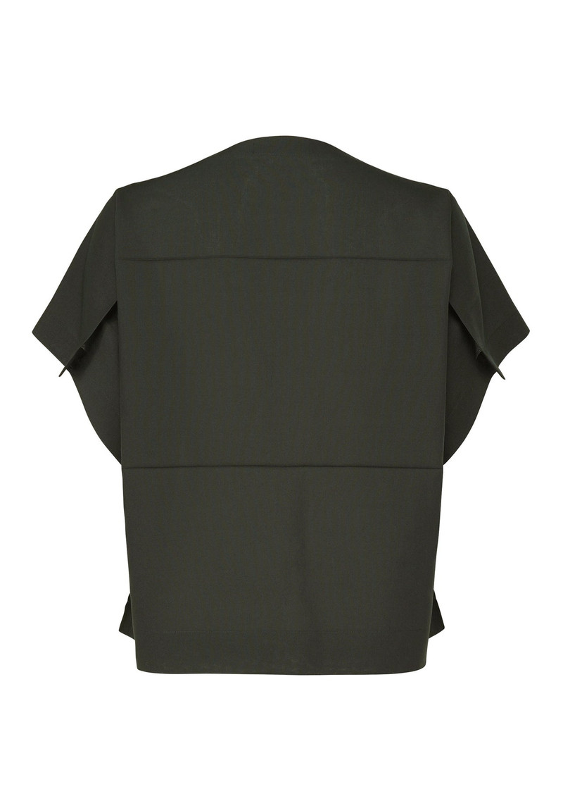 132 5. ISSEY MIYAKE BI-COLOR TOP outlook